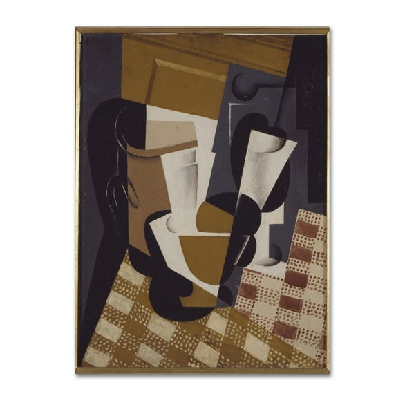 Trademark Fine Art 'Wine Jug And Glass' Canvas Art by Juan Gris