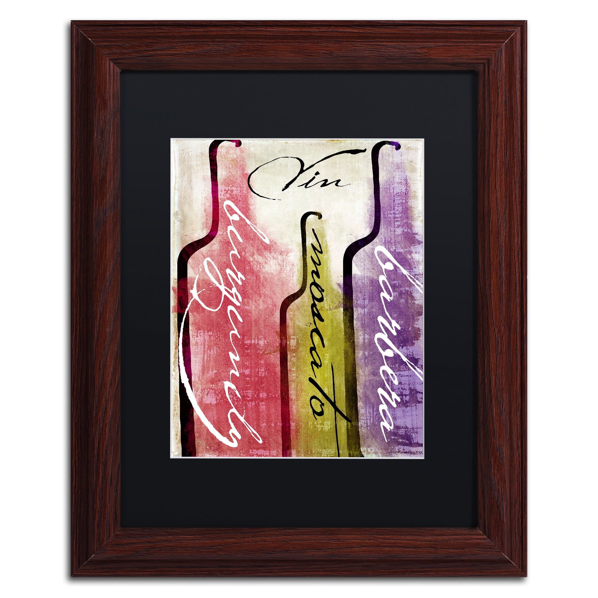 Trademark Fine Art 'Wine Tasting II' Matted Framed Art by Color Bakery