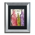 thumbnail image 1 of Trademark Fine Art 'Wine Tasting II' Silver Framed Art by Color Bakery, 1 of 4