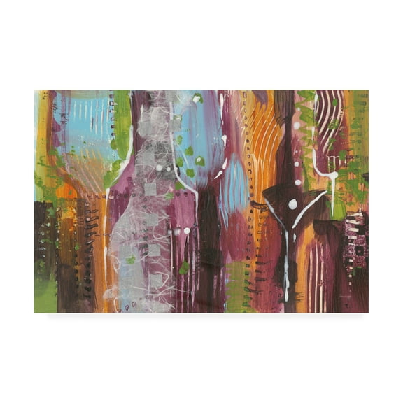 Trademark Fine Art 'Wine Time One' Canvas Art by Jan Griggs