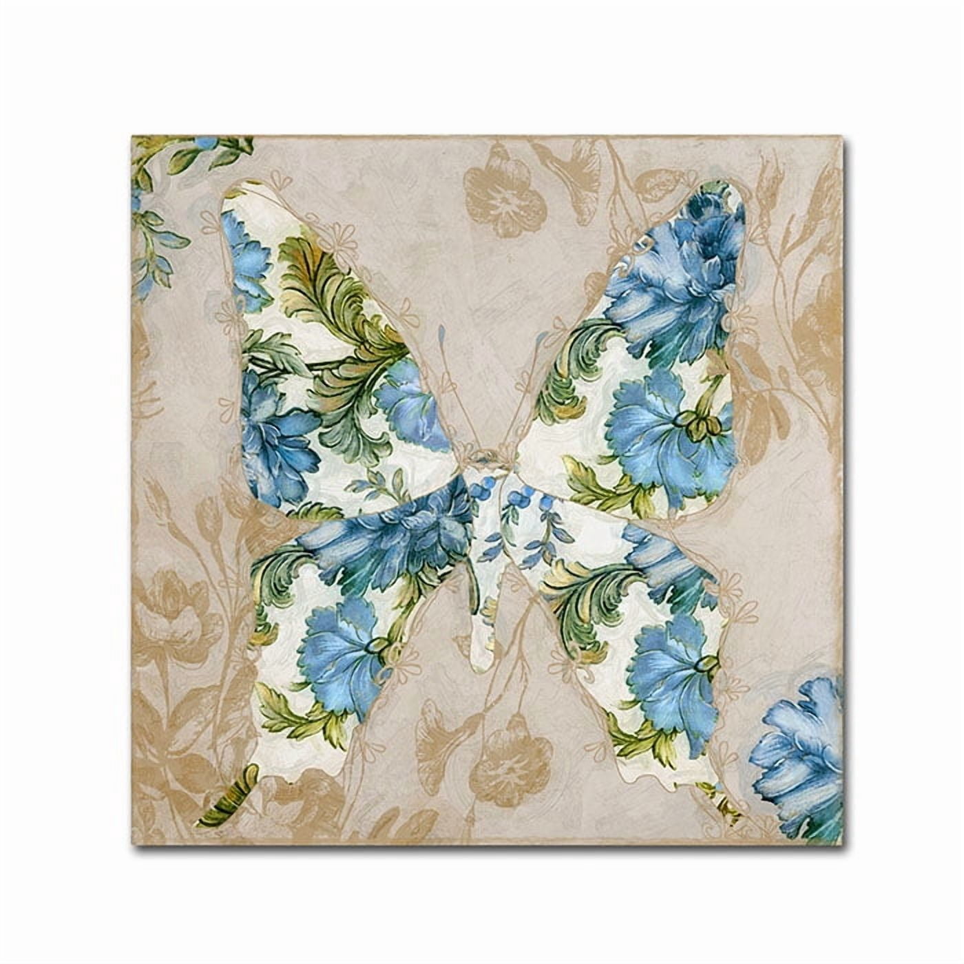 Trademark Fine Art "Winged Tapestry I" Canvas Art by Color Bakery