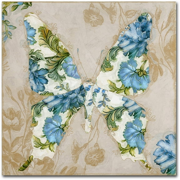 Trademark Fine Art "Winged Tapestry I" Canvas Art by Color Bakery