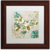 Trademark Fine Art "Winged Tapestry II" Canvas Art by Color Bakery White Matte, Wood Frame