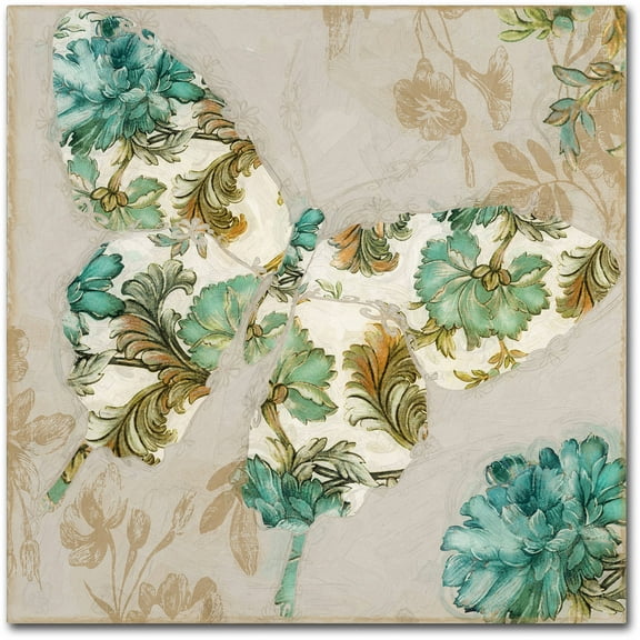 Trademark Fine Art "Winged Tapestry II" Canvas Art by Color Bakery