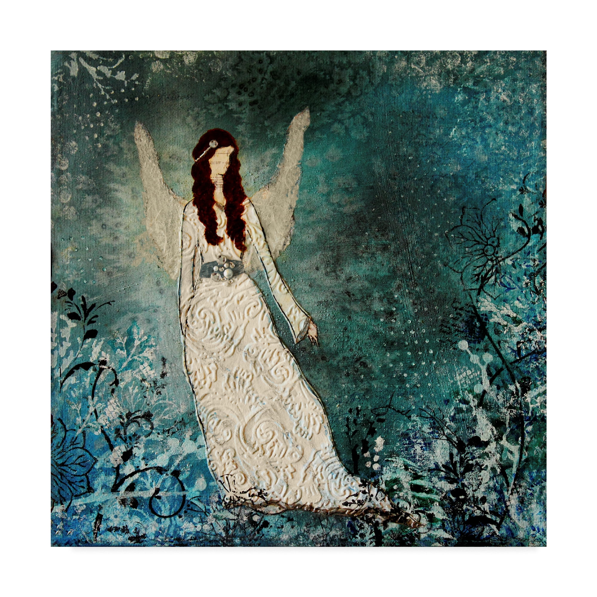 Trademark Fine Art 'Winter Angel' Canvas Art by Janelle Nichol