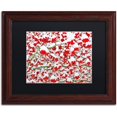 thumbnail image 1 of Trademark Fine Art "Winter Berries in the Snow" Canvas Art by Kurt Shaffer Black Matte, Wood Frame, 1 of 4