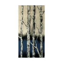 Trademark Fine Art 'Winter Birch' Canvas Art by Lovisart