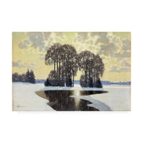 Trademark Fine Art 'Winter' Canvas Art by Wilhelm Purvitis