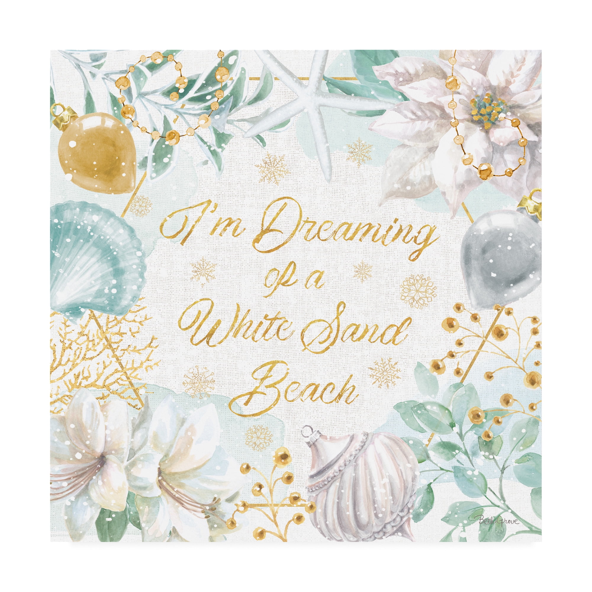 Trademark Fine Art 'Winter Coast III' Canvas Art by Beth Grove