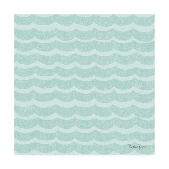 Trademark Fine Art 'Winter Coast Pattern VIIC' Canvas Art by Beth Grove
