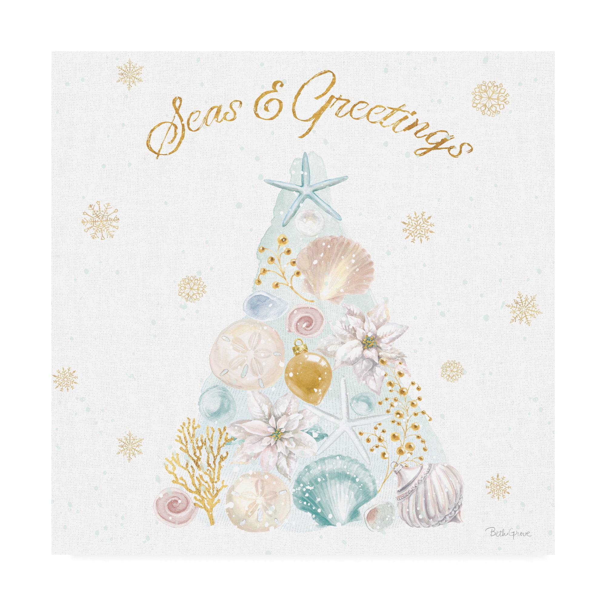 Trademark Fine Art 'Winter Coast V' Canvas Art by Beth Grove