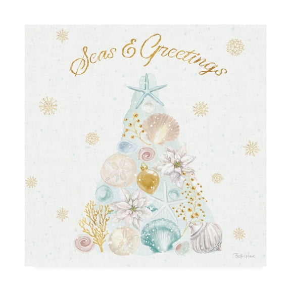 Trademark Fine Art 'Winter Coast V' Canvas Art by Beth Grove