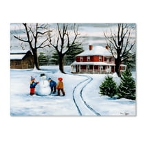 Trademark Fine Art 'Winter Fun' Canvas Art by Arie Reinhardt Taylor