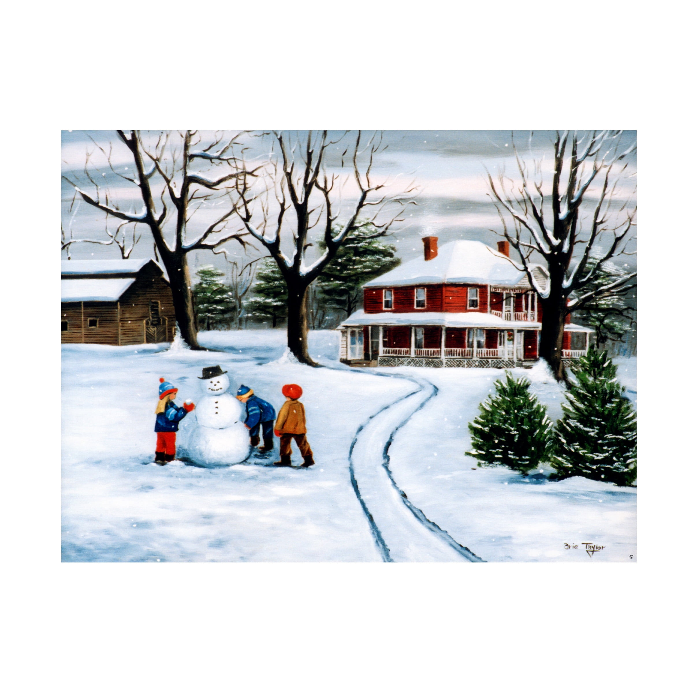 Trademark Fine Art 'Winter Fun' Canvas Art by Arie Reinhardt Taylor
