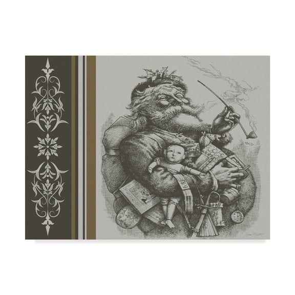 Trademark Fine Art 'Winter Lodge' Canvas Art by Jean Plout