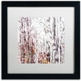 thumbnail image 1 of Trademark Fine Art "Winter Trees" Canvas Art by Lisa Powell Braun, White Matte, Black Frame, 1 of 4