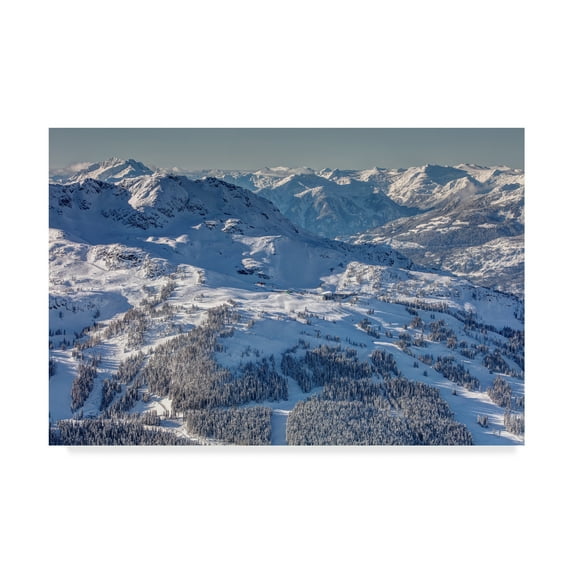 Trademark Fine Art 'Winter Whistler' Canvas Art by Pierre Leclerc