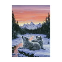 Trademark Fine Art 'Winters Dawn' Canvas Art by Jeff Tift