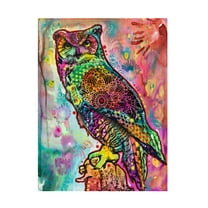 Trademark Fine Art Dean Russo Wise Owl Canvas Wall Art - 14x19