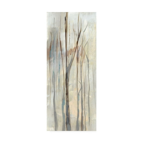 Trademark Fine Art 'Wispy Birches I' Canvas Art by Jennifer Goldberger
