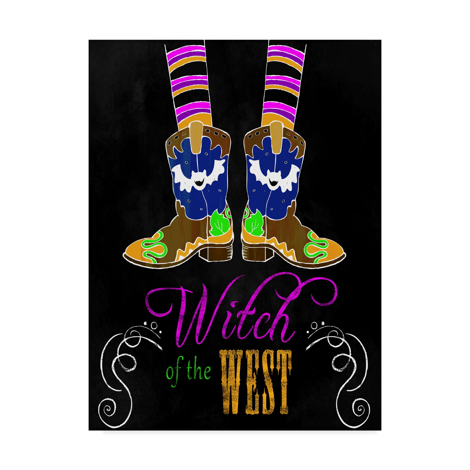 Trademark Fine Art 'Witch Of The West' Canvas Art by Valarie Wade