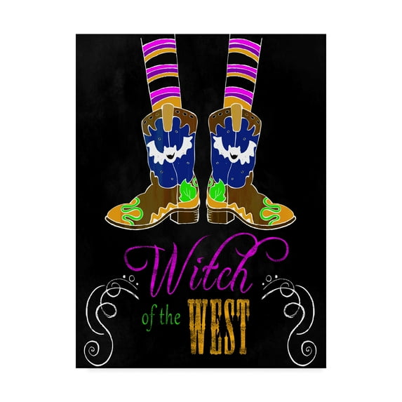 Trademark Fine Art 'Witch Of The West' Canvas Art by Valarie Wade