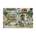 thumbnail image 1 of Trademark Fine Art 'With A Carriage In Green' Canvas Art by Anton Pieck, 1 of 3
