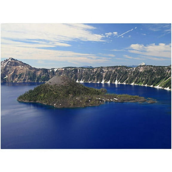 Trademark Fine Art 'Wizard Island' 14' x 19' Canvas Art