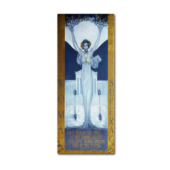 Trademark Fine Art "Woman Suffrage" Canvas Art by Vintage Apple Collection
