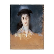 Trademark Fine Art 'Woman Wearing a Hat' Canvas Art by Manet