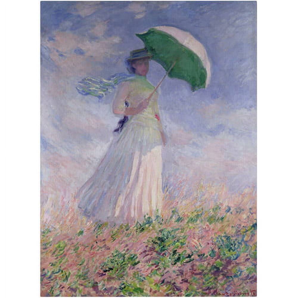 Claude Monet Woman with Parasol Giclee Canvas Art