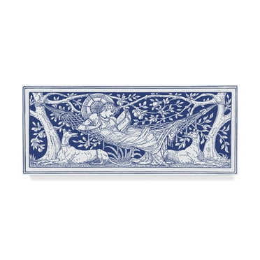 Trademark Fine Art 'Woman reclining' Canvas Art by Walter Crane