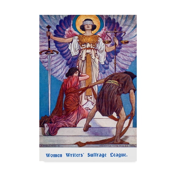 Trademark Fine Art 'Women Writers Suffrage League, 1909' Canvas Art by William Henry Margetson