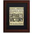 thumbnail image 1 of Trademark Fine Art "Women?s Right to Vote" Canvas Art by Color Bakery Black Matte, Wood Frame, 1 of 4