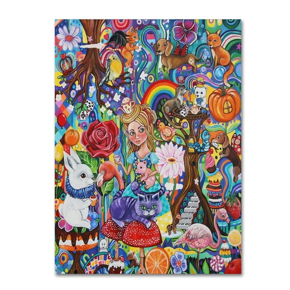 Trademark Fine Art 'Wonder World' Canvas Art by Lynda Bell