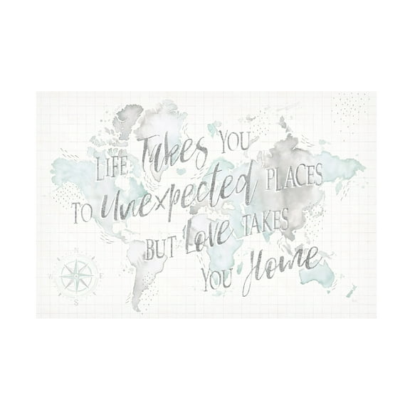 Trademark Fine Art 'Wonderful World' Canvas Art by Laura Marshall