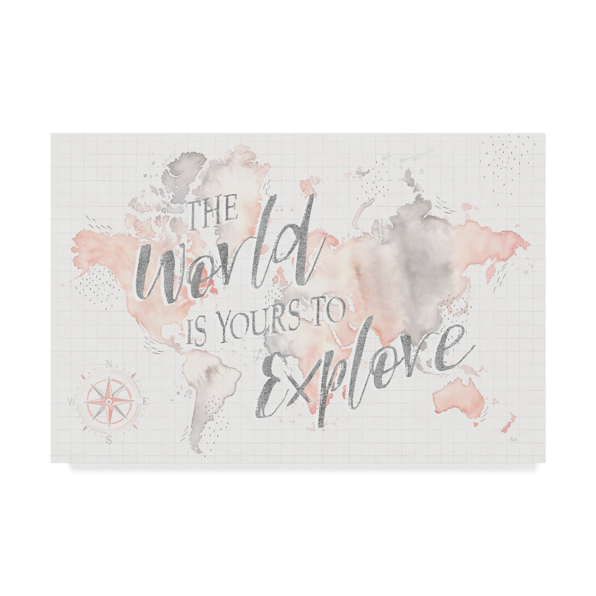 Trademark Fine Art 'Wonderful World I' Canvas Art by Laura Marshall