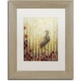 thumbnail image 1 of Trademark Fine Art 'Wondrous Evening Heron' Canvas Art by Rachel Paxton, White Matte, Birch Frame, 1 of 3