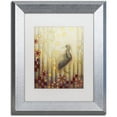 thumbnail image 1 of Trademark Fine Art 'Wondrous Evening Heron' Canvas Art by Rachel Paxton, White Matte, Silver Frame, 1 of 4