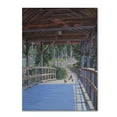 thumbnail image 1 of Trademark Fine Art 'Wood Covered Bridge' Canvas Art by Rusty Frentner, 1 of 3