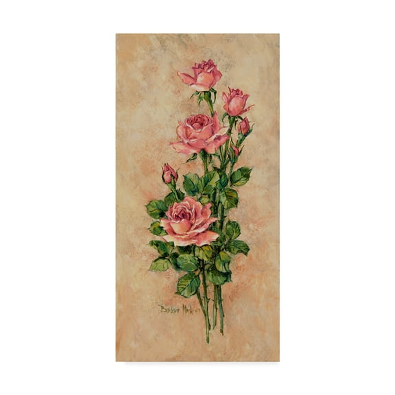 Trademark Fine Art ' Wood Rose' Canvas Art by Barbara Mock