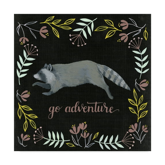 Trademark Fine Art 'Woodland Adventure III' Canvas Art by Grace Popp