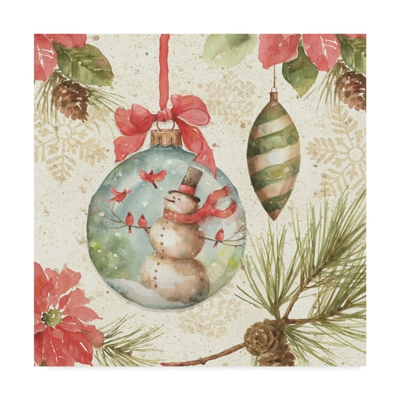 Trademark Fine Art 'Woodland Holiday IV' Canvas Art by Lisa Audit