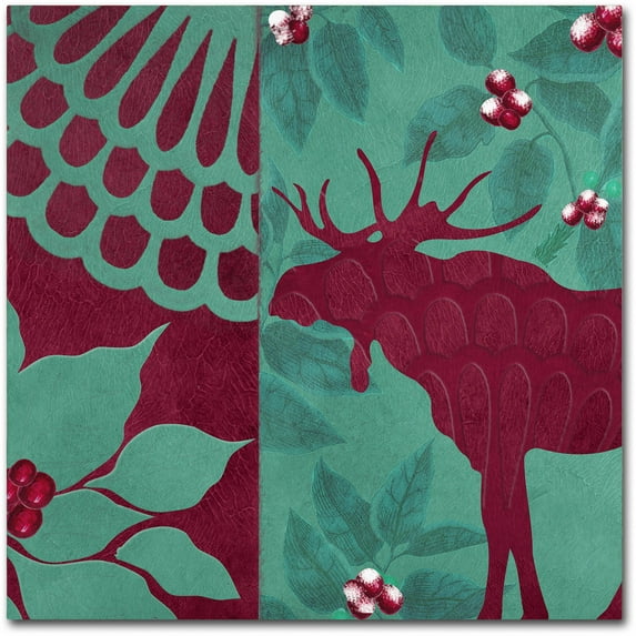 Trademark Fine Art "Woodland Winter II" Canvas Art by Color Bakery