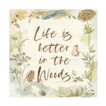 Trademark Fine Art 'Woodland Wreath V' Canvas Art by Beth Grove