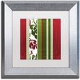 thumbnail image 1 of Trademark Fine Art "Woodlands Christmas IV" Canvas Art by Color Bakery White Matte, Silver Frame, 1 of 4