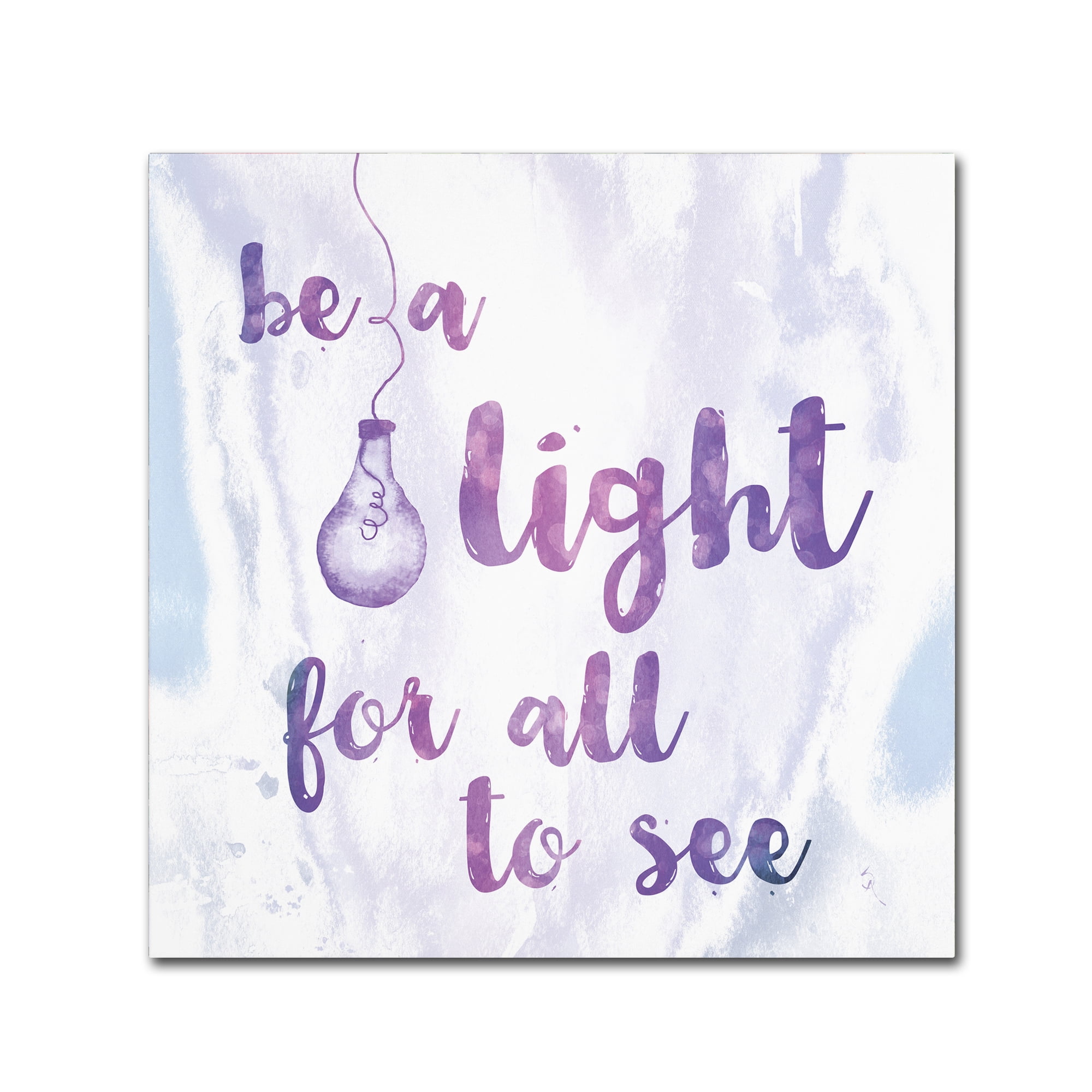 Trademark Fine Art 'Words of Faith IV' Canvas Art by Sarah Adams