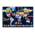 thumbnail image 1 of Trademark Fine Art 'World Map 2016 Augustine' Canvas Art by Design Turnpike, 1 of 3