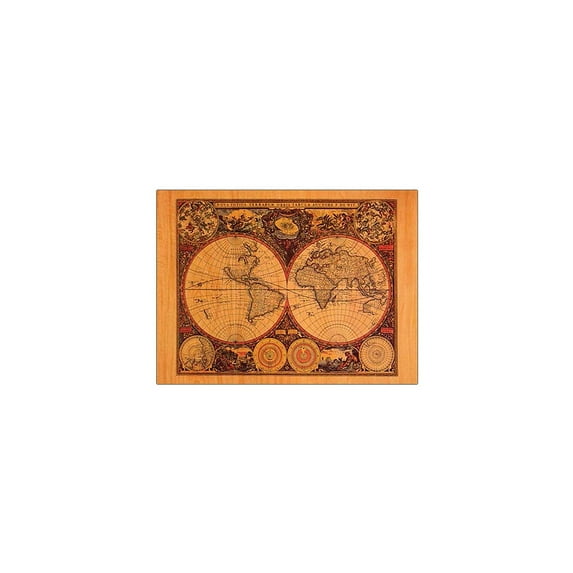 Trademark Fine Art "World Map" Canvas Art