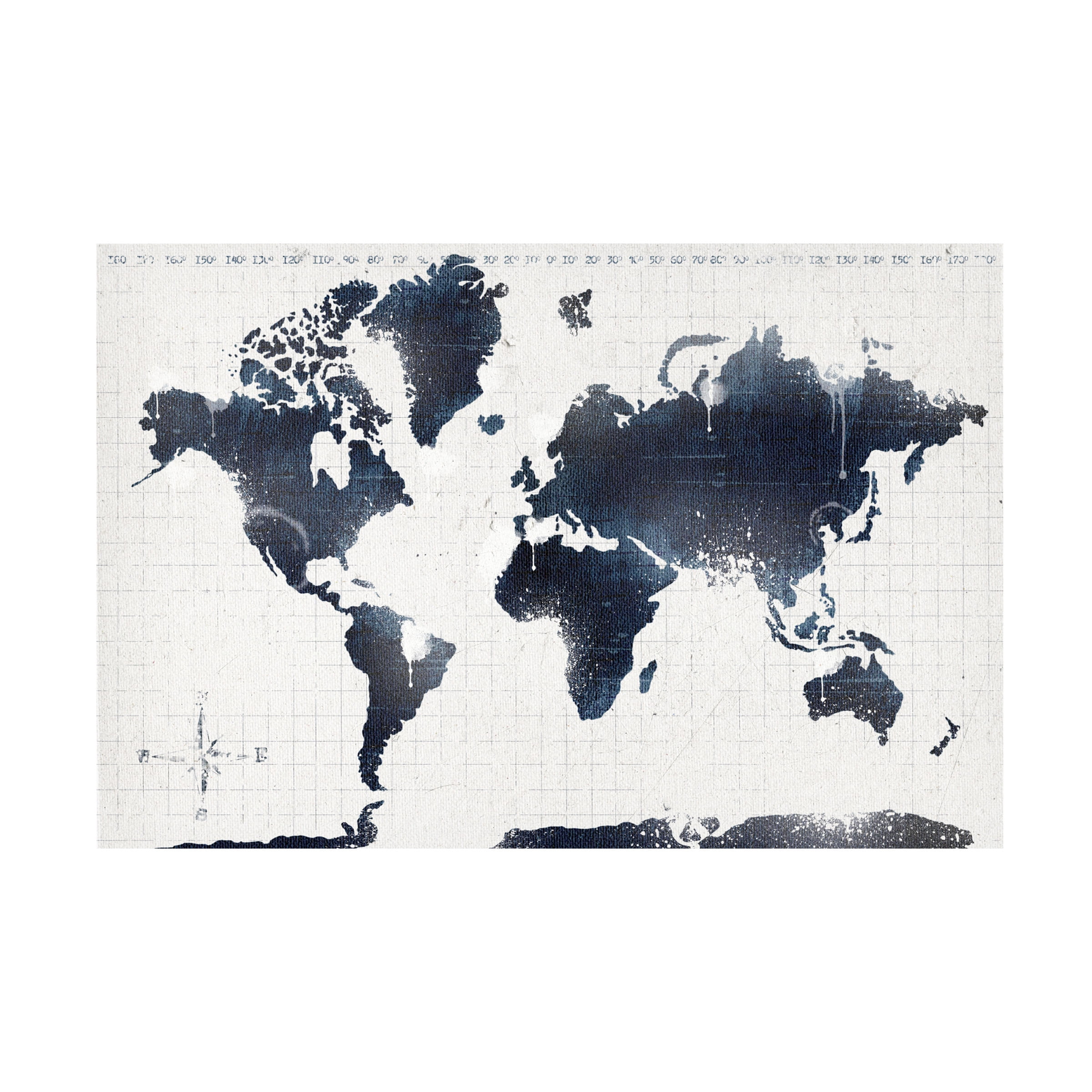 Trademark Fine Art 'World Mape 12' Canvas Art by ALI Chris